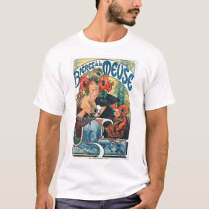 T-shirt Bieres de la Meuse, Mucha