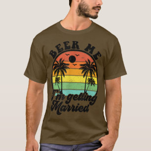 T-shirt Bières Hommes Je me marie tenue de fête de Bachelo