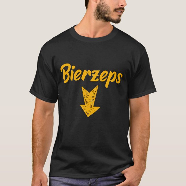 T-shirt Bierzeps est le muscle de la bière (Devant)