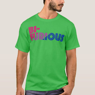 T-shirt Bifurious Bicurious Bisexual Bi