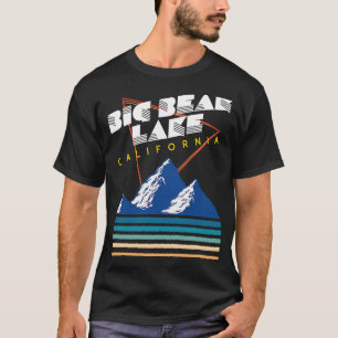 T-shirt Big Bear Lake California USA Station de ski RETOUR