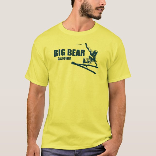 T-shirt Big Bear Mountain Resort California Ski (Devant)