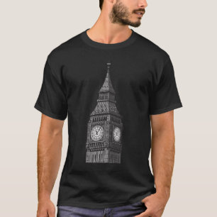 T-shirt Big Ben Horloge Tower Londres Angleterre