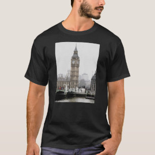 T-shirt Big Ben London (aquarelle)