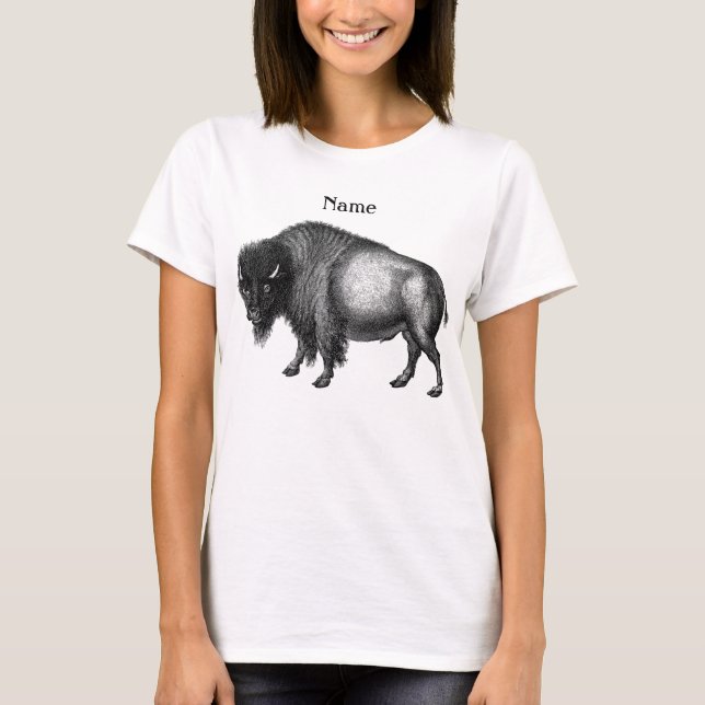 T-shirt Big Bison Buffalo Thunder-Cove  (Devant)