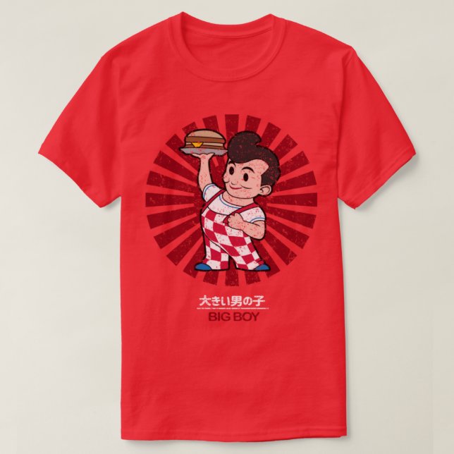 T-shirt Big Boy Retro Vintage (Design devant)