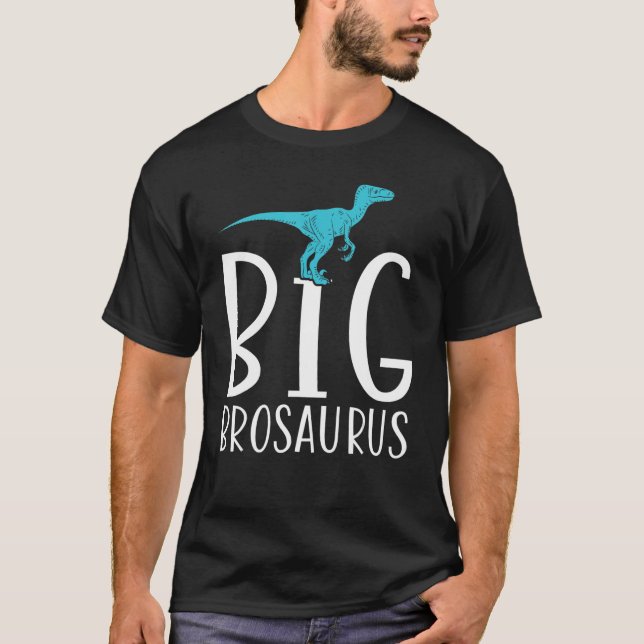 T-shirt Big Brosaurus Dinosaur Big Brother (Devant)