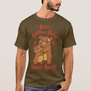 T-shirt Big Brother-Bear connaît la famille d'amour la plu