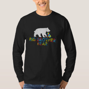 T-shirt Big Brother Bear Sensibilisation sur l'autisme Fiè