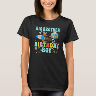 T-shirt Big Brother De L'Astronaut Anniversaire Boy Space