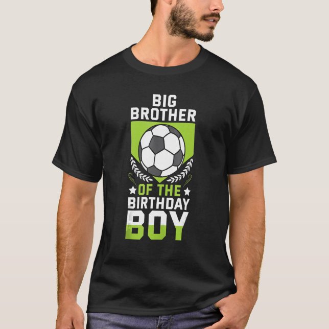 T-shirt Big Brother De L'Équipe Du Joueur De Football D'An (Devant)