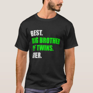 T-shirt Big Brother de Twins Grossesse Faire-part Big Br