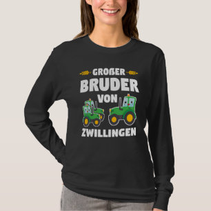 T-shirt Big Brother De Twins Tracteur Bauer