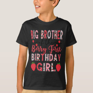 T-shirt Big Brother Du Berry Premier Anniversaire Fille Pa