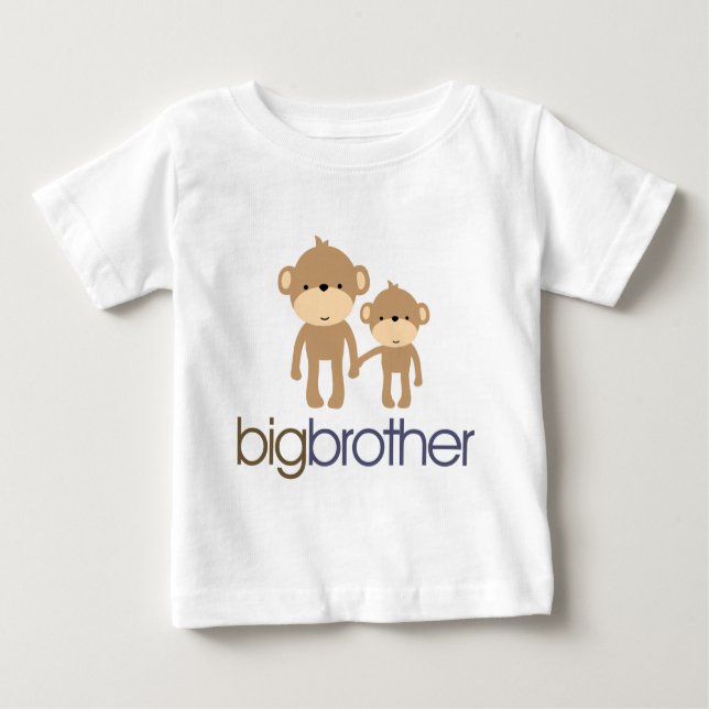 T-shirt Big Brother Monkey (Devant)