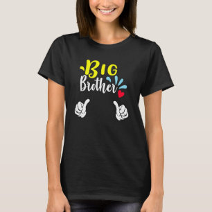 T-shirt Big Brother Nouveau Né Bébé Ancien Frère