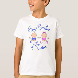 T-shirt Big Brother of Twin Babies