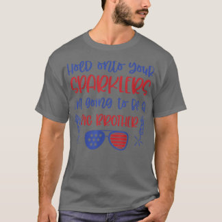 T-shirt Big Brother Sparkler 4 juillet Grossesse Announc