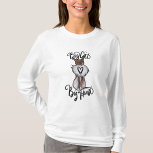 T-shirt Big Chat Big Heart Maine Coon Dilute Calico