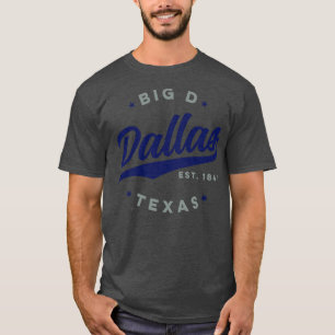 T-shirt Big D Dallas Texas