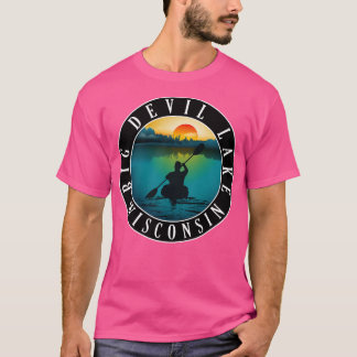 T-shirt Big Devil Lake Wisconsin Kayaking