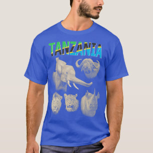 T-shirt Big Five Tanzania Safari