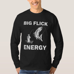T-shirt Big Flick Energy Fly Pêche Vêtements Hommes Femmes
