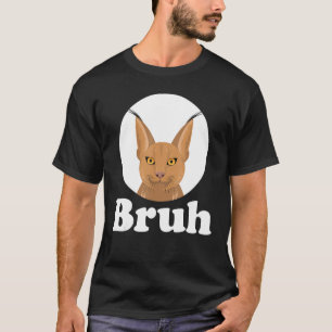 T-shirt Big Floppa Caracal Chat Meme Bruh