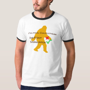 T-shirt Big foot contre Sasquatch Correction politique