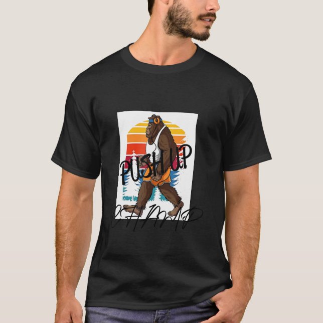 T-shirt Big foot Push Up Champ (Devant)