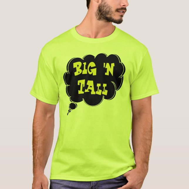 T-shirt Big 'N Tall tee by dalDesignNZ (S-6XL) (Devant)