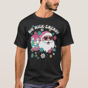 T-shirt Big Nick Énergie Disco Santa rétro groovy funky