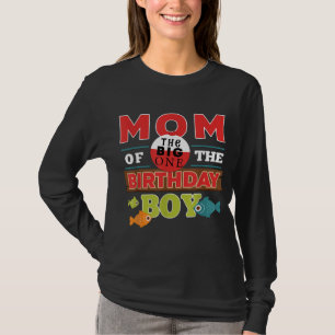 T-shirt Big One Fishing thème Maman du garçon d'anniversai