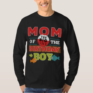 T-shirt Big One Fishing thème Maman du garçon d'anniversai
