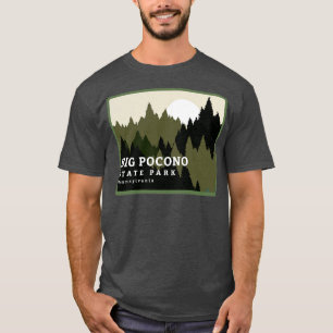 T-shirt Big Pocono State Park Pennsylvania Forest Sunrise