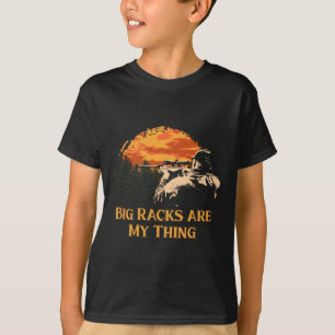 T-shirt Big Racks Sont Mon Chose Faune Foule Fantaisie Hun