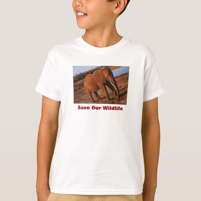 T-shirt Big Red Sauver notre faune (Devant)