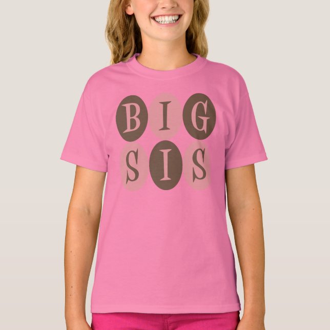 T-shirt Big Sis (Devant)