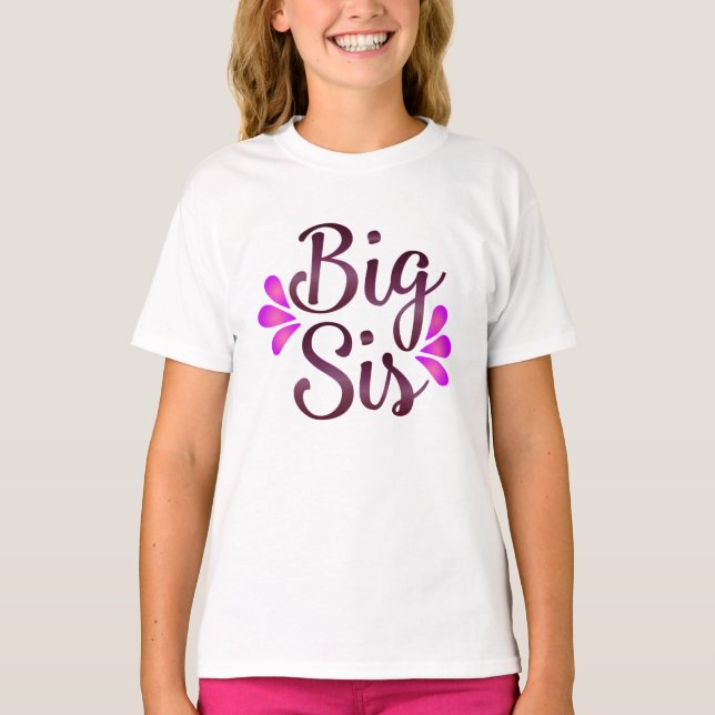 T-shirt Big Sis (Devant)
