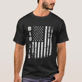T-shirt Big Sis America Drapeau Fête des mères 4 juillet f