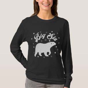 T-shirt Big Sis Bear Famille Pajama de Noël Pajama de Noël