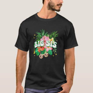 T-shirt Big Sis Hawaii fête d'anniversaire Famille Aloha H