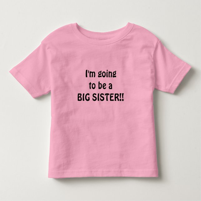 T-shirt Big Sister (Devant)