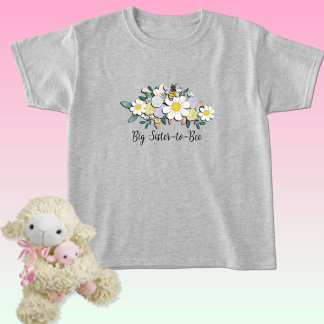 T-shirt Big Sister-to-Bee Baby Shower 