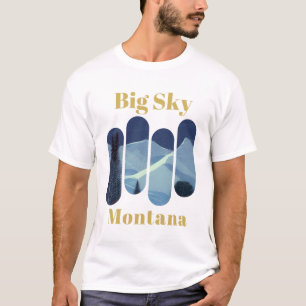 T-shirt Big Sky ski - Montana