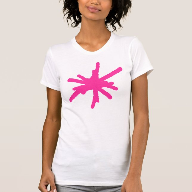 T-shirt Big Spark - Rose chaud (Devant)