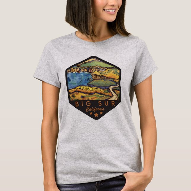 T-shirt Big Sur Californie (Devant)