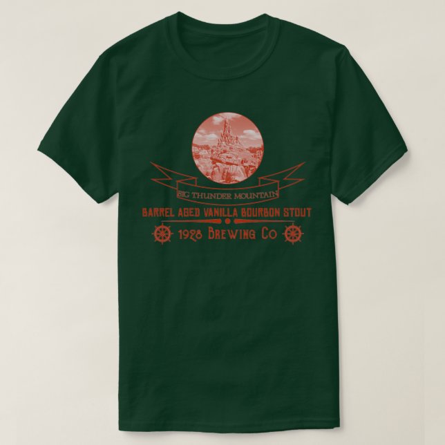 T-shirt Big Thunder Mountain Railroad Stout classique (Design devant)