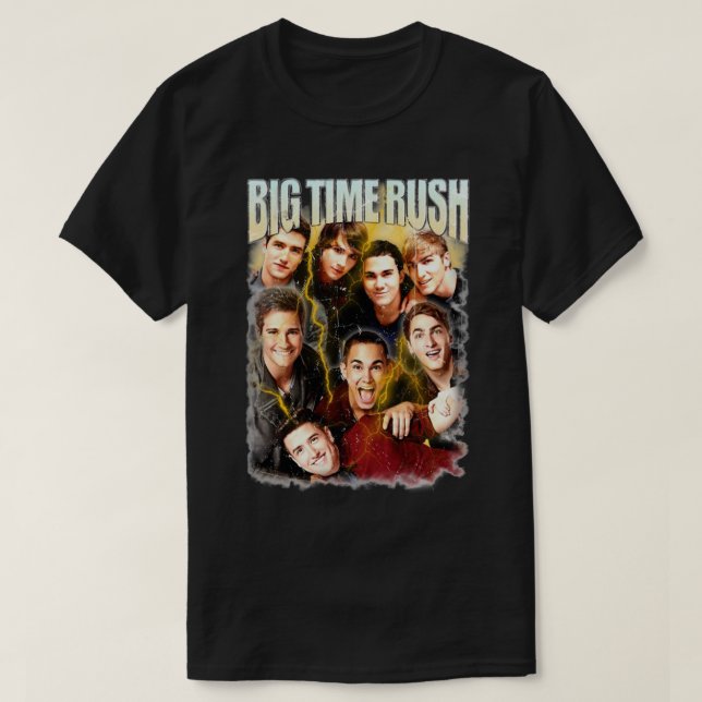 T-shirt Big Time Rush Vintage (Design devant)