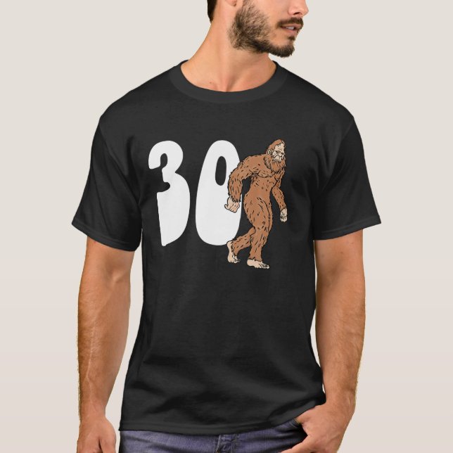 T-shirt Bigfoot 30E Trente Anniversaire Sasquatch 30 Ans (Devant)